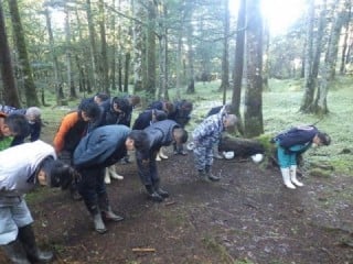 御小屋明神参拝 安全祈願